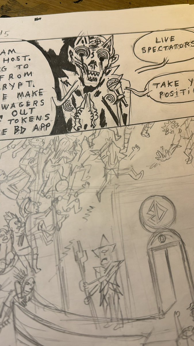 CHIRPENDALE's tweet image. I’m nearly 60 pages into drawing a new comic and it exhilarating, a bit scary, somewhat bewildering but really awesome. To be committed to exploring; a place, a story, these characters, the act of drawing in this voice. In the world of visual arts, for me, there’s nothing better