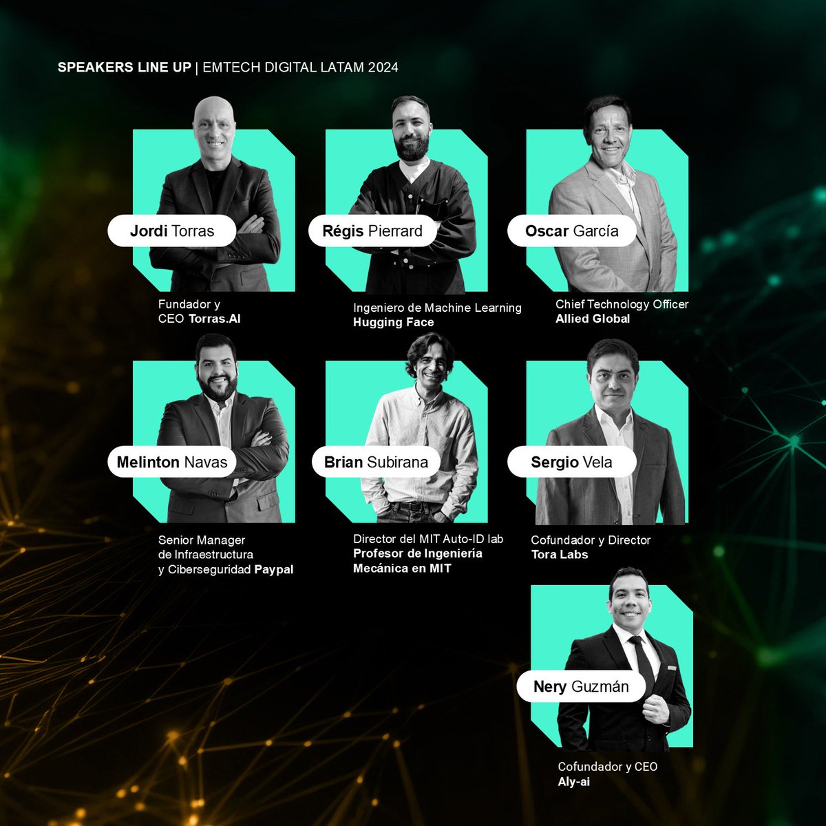 EmTechLATAM's tweet image. ⏳¡Quedan 3 días para el #EmTechDigitalLATAM2024!⏲

Te presentamos a la lista completa de speakers que compartirán TODO sobre Inteligencia Artificial en nuestro evento. 🚀 ¡Tienes que formar parte de esta experiencia! 🔥

🎟️ Compra tu entrada YA: emtechlatam.com