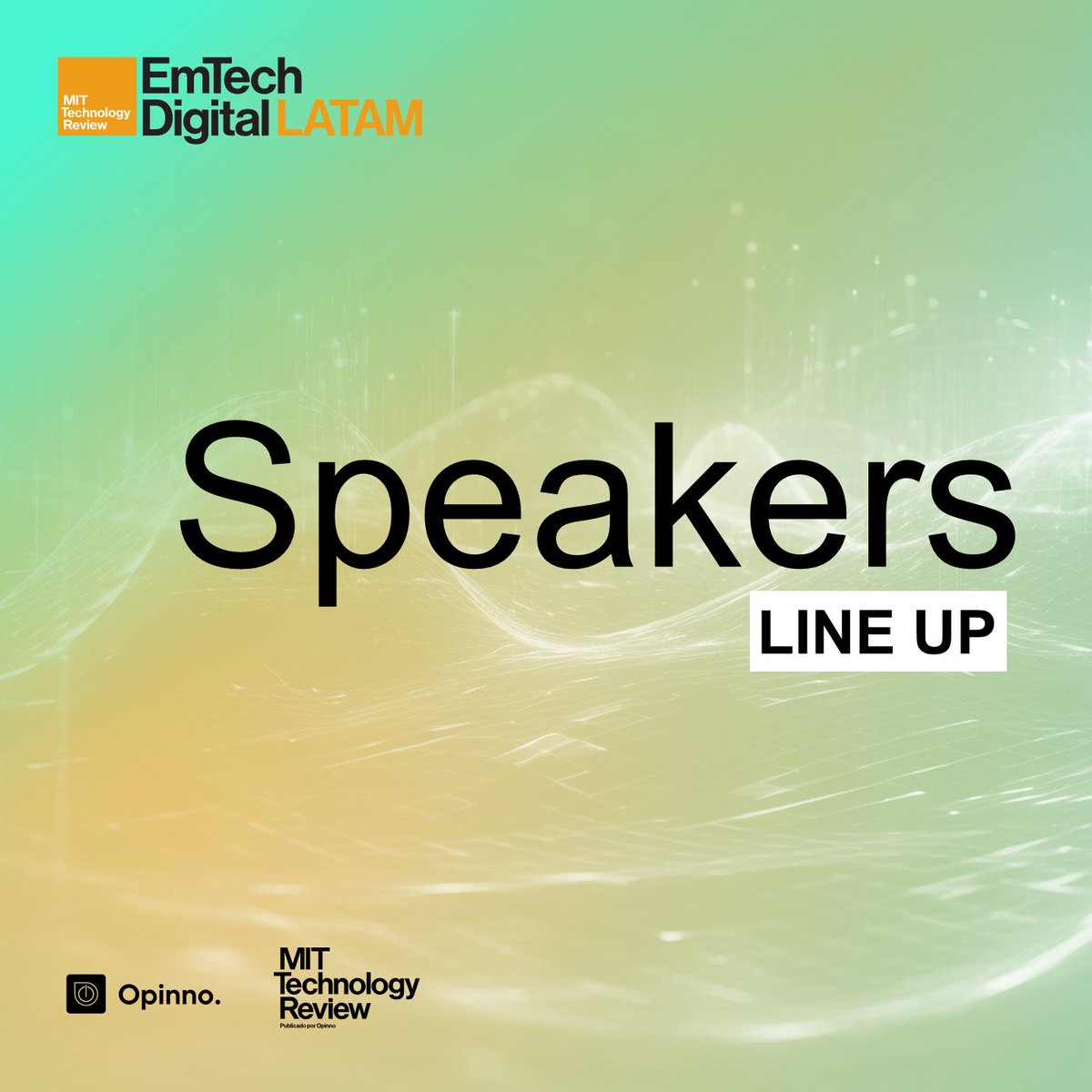 EmTechLATAM's tweet image. ⏳¡Quedan 3 días para el #EmTechDigitalLATAM2024!⏲

Te presentamos a la lista completa de speakers que compartirán TODO sobre Inteligencia Artificial en nuestro evento. 🚀 ¡Tienes que formar parte de esta experiencia! 🔥

🎟️ Compra tu entrada YA: emtechlatam.com