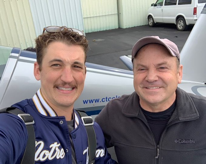 Miles_Teller's tweet photo. RIP Chuck Coleman. Chuck was our aerobatics flight instructor and instrumental in our preparation for Top Gun: Maverick. He was an aerospace engineer, air show and test pilot, and our friend and ally. Chuck had a very easy going way about him and we always felt comfortable with his expertise at our disposal. He was kind, humble and curious about others and the world we live in. Gone too soon but his contributions will live on forever. Thanks for the memories, Chuck