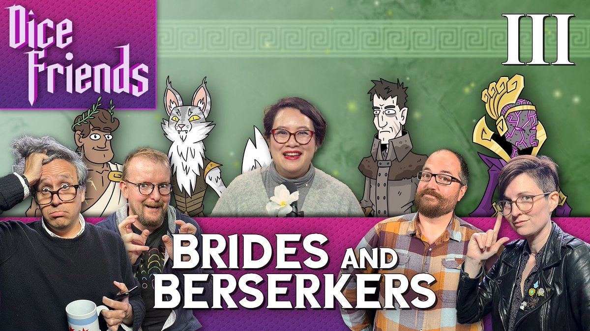Tonight on DICE FRIENDS!
It’s the finale of Brides &amp; Berserkers!
We gotta make this wedding happen.
twitch.tv/loadingreadyrun 

youtu.be/A9_JpAY1IFg