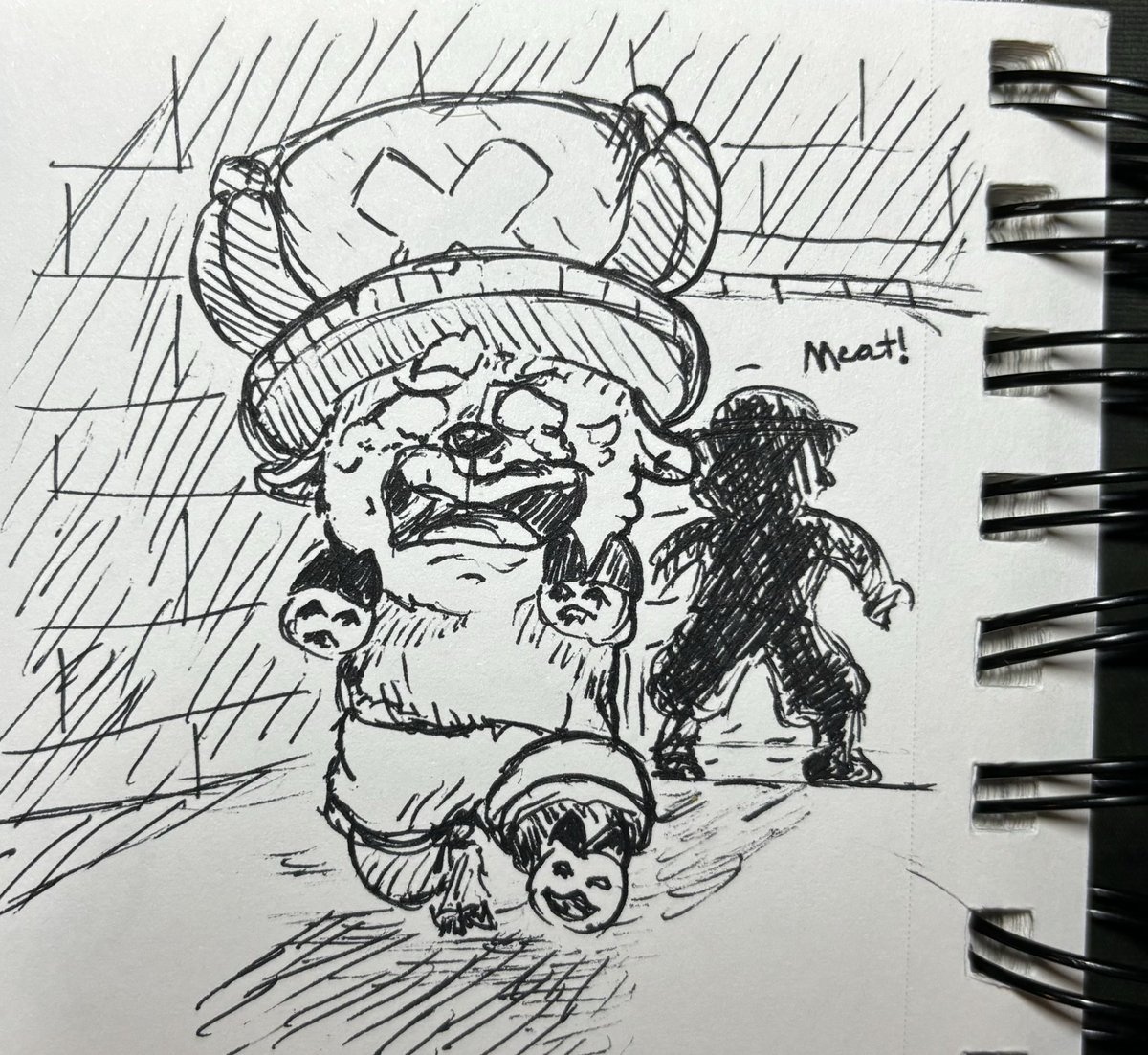 DozyAxolotl's tweet image. #Choptober Day 21 Venison🥲
Doodle in class