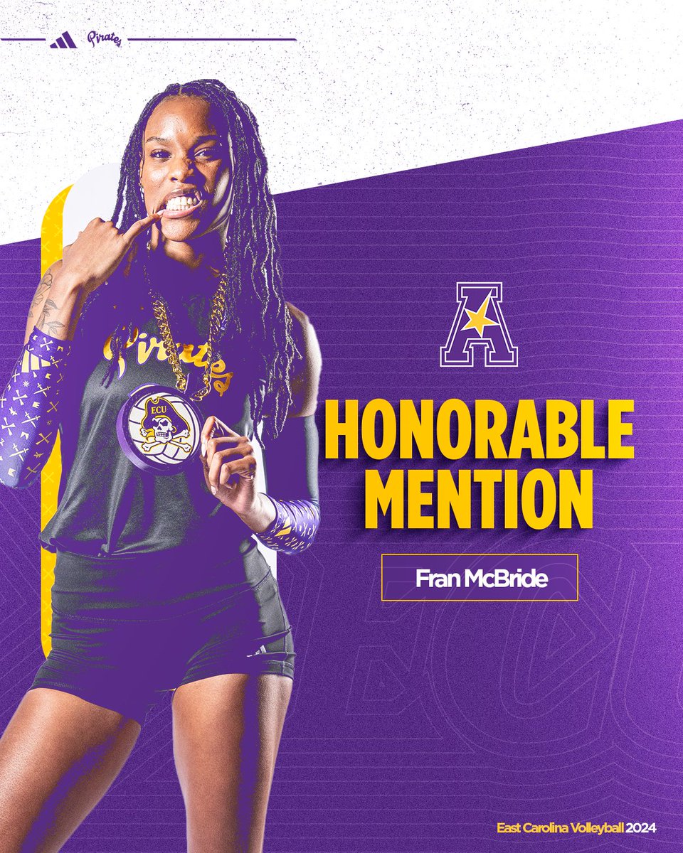Freshman of the Week and AAC Weekly Honorable Mention for <a href="/TarynGilreath/">Taryn Gilreath</a> and Fran McBride!🏴‍☠️🏐

📰- tinyurl.com/29jvmb7f

#GoPirates