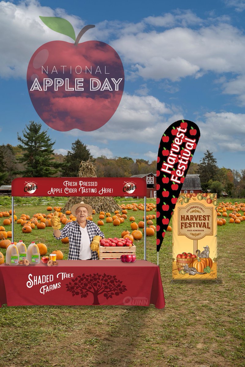 quinnflags's tweet photo. 🍎 Celebrating all things apple for National Apple Day! 🍎
There are a suggested amount of over 7,000 recognized apple varieties globally. However, the number of apple varieties in the world is vast! 
#AppleHarvest #NationalAppleDay #farm #harvestfestival #applecider https://t.co/MU50TQA41D