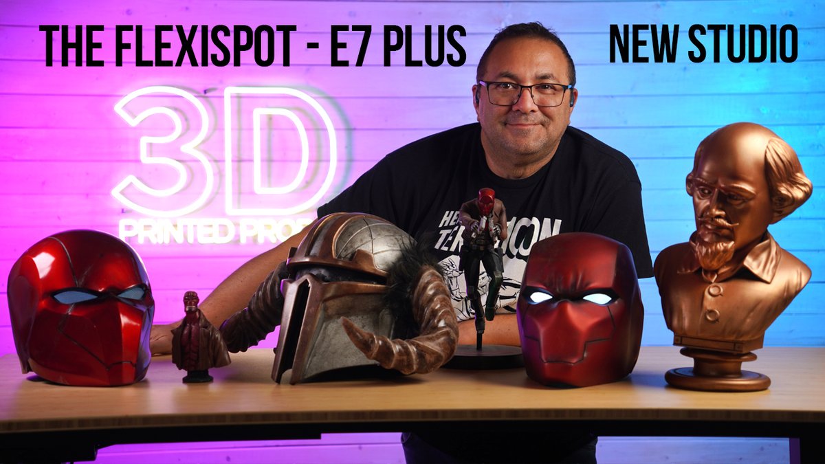 3DPrintedProps's tweet image. New Video UP!🔥
New Studio Grand Tour - Love My New Setup!
youtu.be/b_ou1Mpn2BU
Been wanting to update my studio for a long time & this new FlexiSpot desk and LED sign really make the space look great!