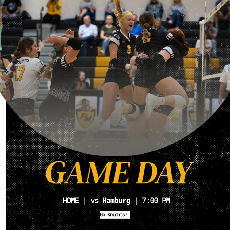 Good luck to our volleyball team tonight in the first round of regional play. Go Knights!