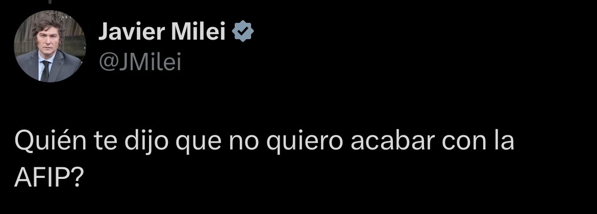TommyShelby_30's tweet photo. Quien te dijo que no quiero acabar con la AFIP?

Milei, Abrazo. https://t.co/NlfzxL89up