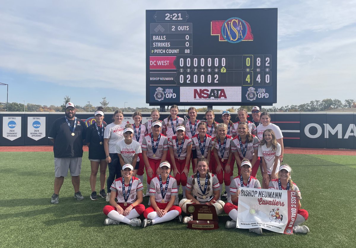 NSAA Events (@nsaaevents) on Twitter photo π Congratulations Bishop Neumann High School β the 2024 NSAA Class C State Softball champions! #nebpreps π Congratulations Bishop Neumann High School β the 2024 NSAA Class C State Softball champions! #nebpreps