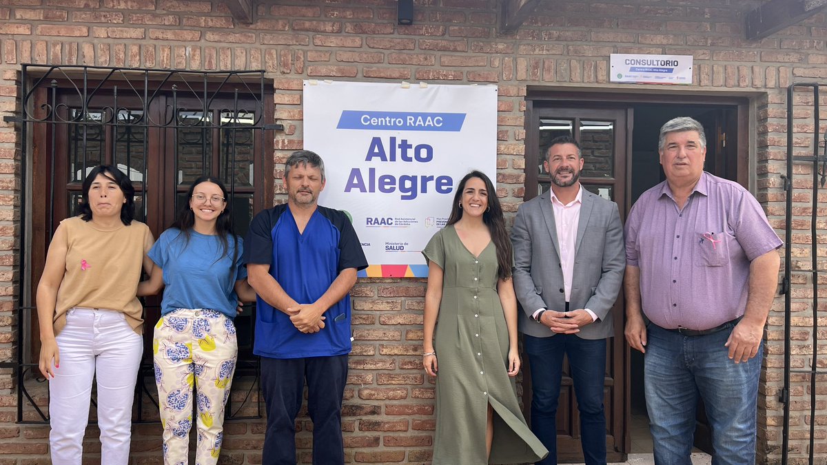 🙌Inauguramos dos nuevos centros #RAAC en la provincia🙌

✔️Se trata de los centros preventivos de Ana Zumarán y Alto Alegre. De este modo, ya son 12 dispositivos ubicados en el departamento Unión.