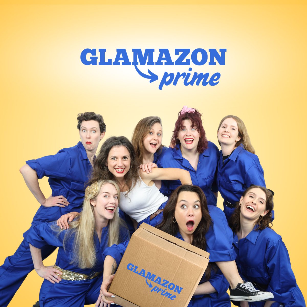 Dispatching soon 📦

🎬✨ Introducing *GLAMAZON PRIME*: The all-fem improvised musical show that transforms YOUR chosen movie into a brand new musical experience with a full live band! 🎤🎶#WeAreGlamazonPrime #MovieMagic #LiveMusic #ImproviseMusical ✨🎭🎵