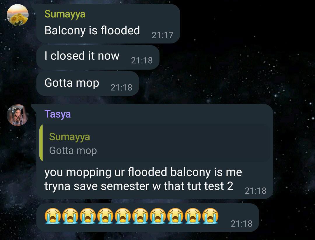 Academic weapon ❌
Academic mop ✅