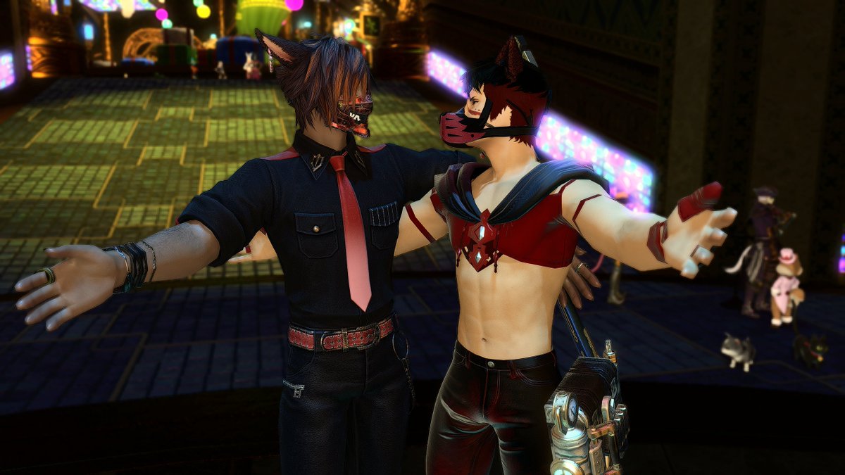 meeting friends at the Golden Saucer