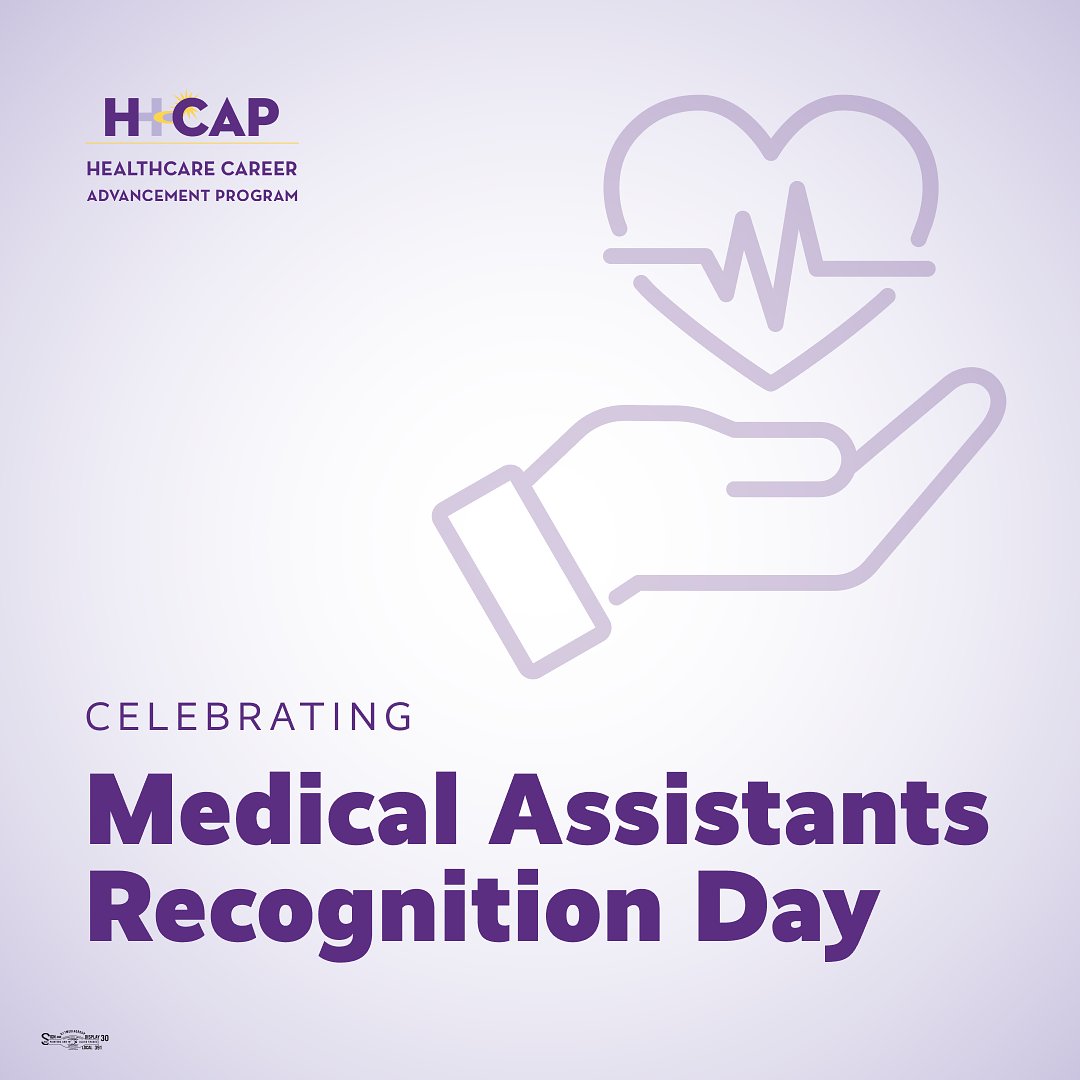H-CAP (@hcapinc) on Twitter photo π©πΎββοΈβοΈToday is Medical Assistants Recognition Day!
Medical Assistants (MAs) play a vital role in their patients' experiences with the healthcare system.
π«±π½βπ«²πΎOur labor-management partnerships provide workers w/ accessible opps to train in quality MA careers.
Ask us today! π©πΎββοΈβοΈToday is Medical Assistants Recognition Day!
Medical Assistants (MAs) play a vital role in their patients' experiences with the healthcare system.
π«±π½βπ«²πΎOur labor-management partnerships provide workers w/ accessible opps to train in quality MA careers.
Ask us today!