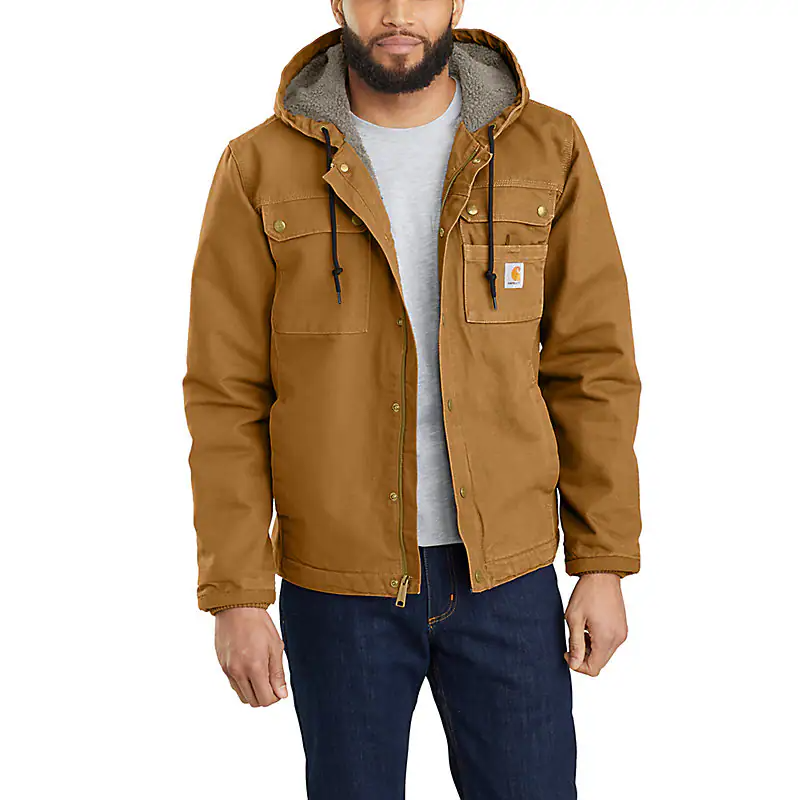 KentFarmSupply's tweet image. Which Carhartt coat is your favorite? It's a hard choice, there is so many that are exceptional, like the sherpa lined utility jacket shown here. Everything about this one is great. So let us know, what Carhartt coat are you wearing? #KentFarmSupplies #Carhartt #workclothes
