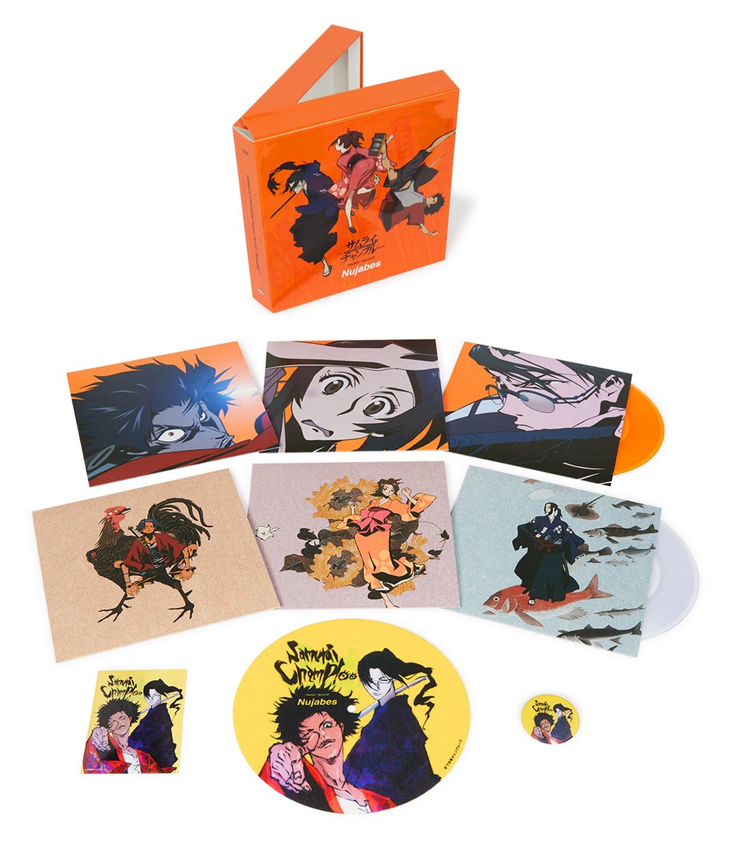 SAMURAI CHAMPLOO 再発3LP 新品未使用 Samurai Champloo Music Record