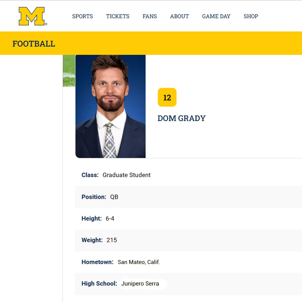BREAKING:  Michigan Football quietly added a grad student to their roster, rumors saying he might start at QB this week  👀