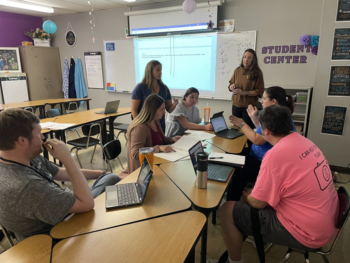 Algebra I teachers come together from <a href="/OHS_Tigers/">Oakville High School</a> and <a href="/Mehlville_HS/">Mehlville High School</a> to continue their important work with priority standards. Thank you for all you do to improve instruction and meet our students’ needs! <a href="/NieceMn/">michele niece</a> <a href="/MrsMakowsky/">Abby Makowsky</a>