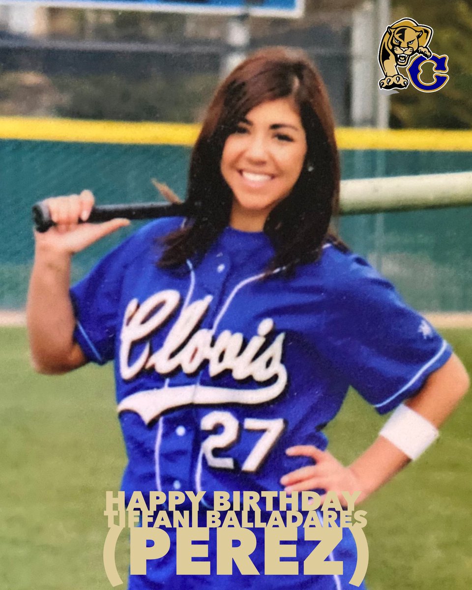 Happy birthday to former Cougar, Tiffani (Balladares) Perez. Tiffani was a dominant player on the field, who could help win games with her speed, throwing arm and her bat. Have a great day Tiffani!!