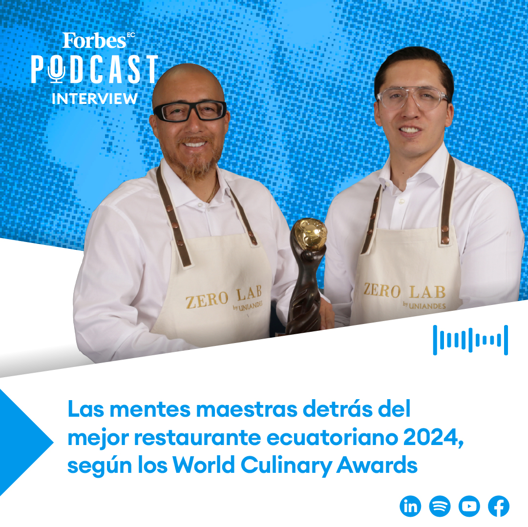 🎙️ Carlos y Juan Sebastián Gallardo de Zero Lab by Uniandes revelan cómo su enfoque científico y uso de productos ecuatorianos los llevó a ser reconocidos en los World Culinary Awards. 🌱🍴(P) 

Mira el podcast: acortar.link/iyfYjl