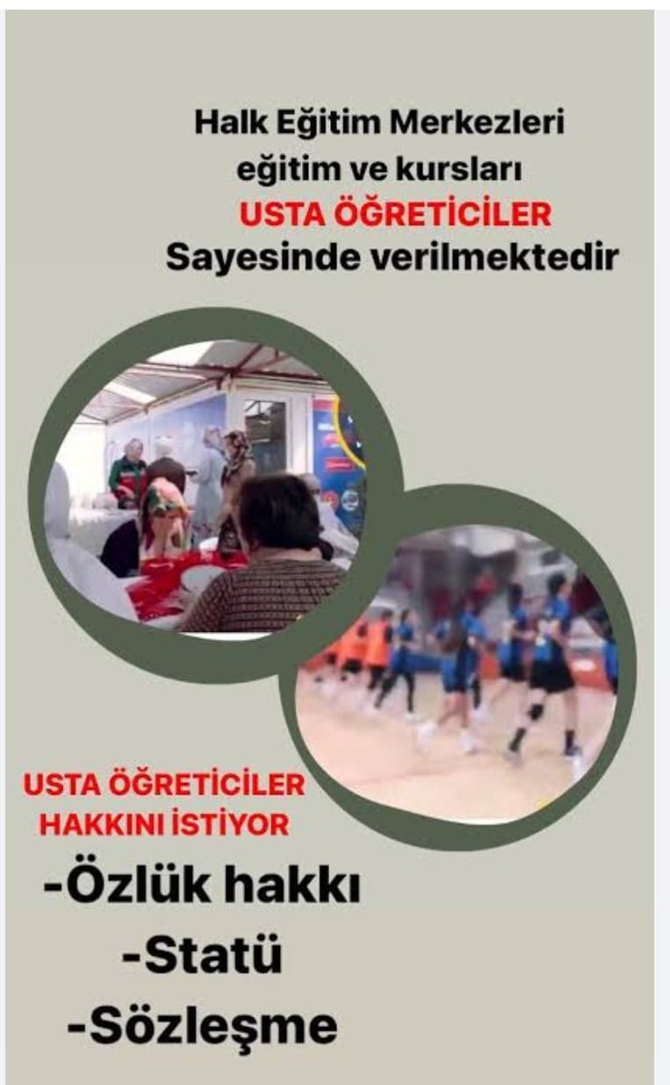 hobiuzmani's tweet photo. Usta öğreticiler özlük haklarını istiyor #Ustaöğreticiler24EKİMulusta
@tv5televizyonu 
@halktvcomtr 
@tgrthabertv 
@startv
@cnnturk 
@ahaber 
@HaberturkTV 
@beyaztv 
@ihacomtr 
@Hurriyet 
@milliyet https://t.co/V3mQLlZJdj
