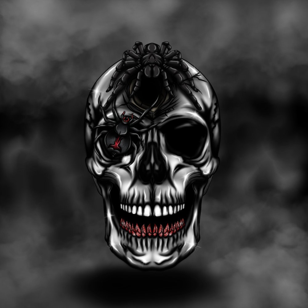 Zygopsyche's tweet image. The #CryptConstruct is very addictive... 
Love it! I have had a lot of fun too! #CryptTCG $CTC #Halloween #spookytober #skull
