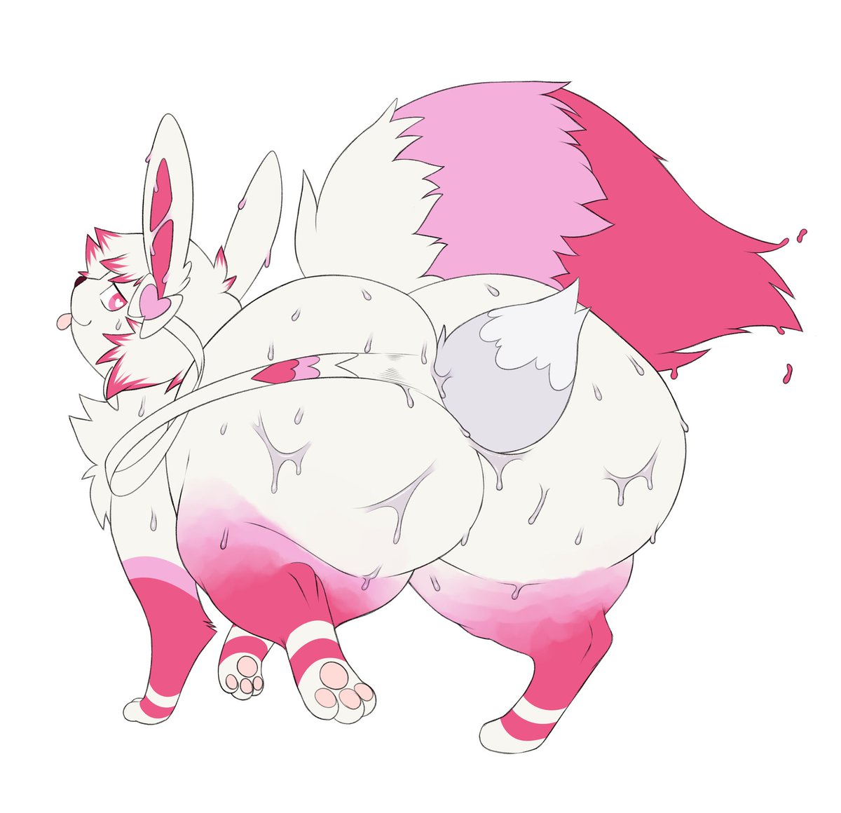 Piece from and including @/angelsilvervee 
Ending up as a Sylveon toy...