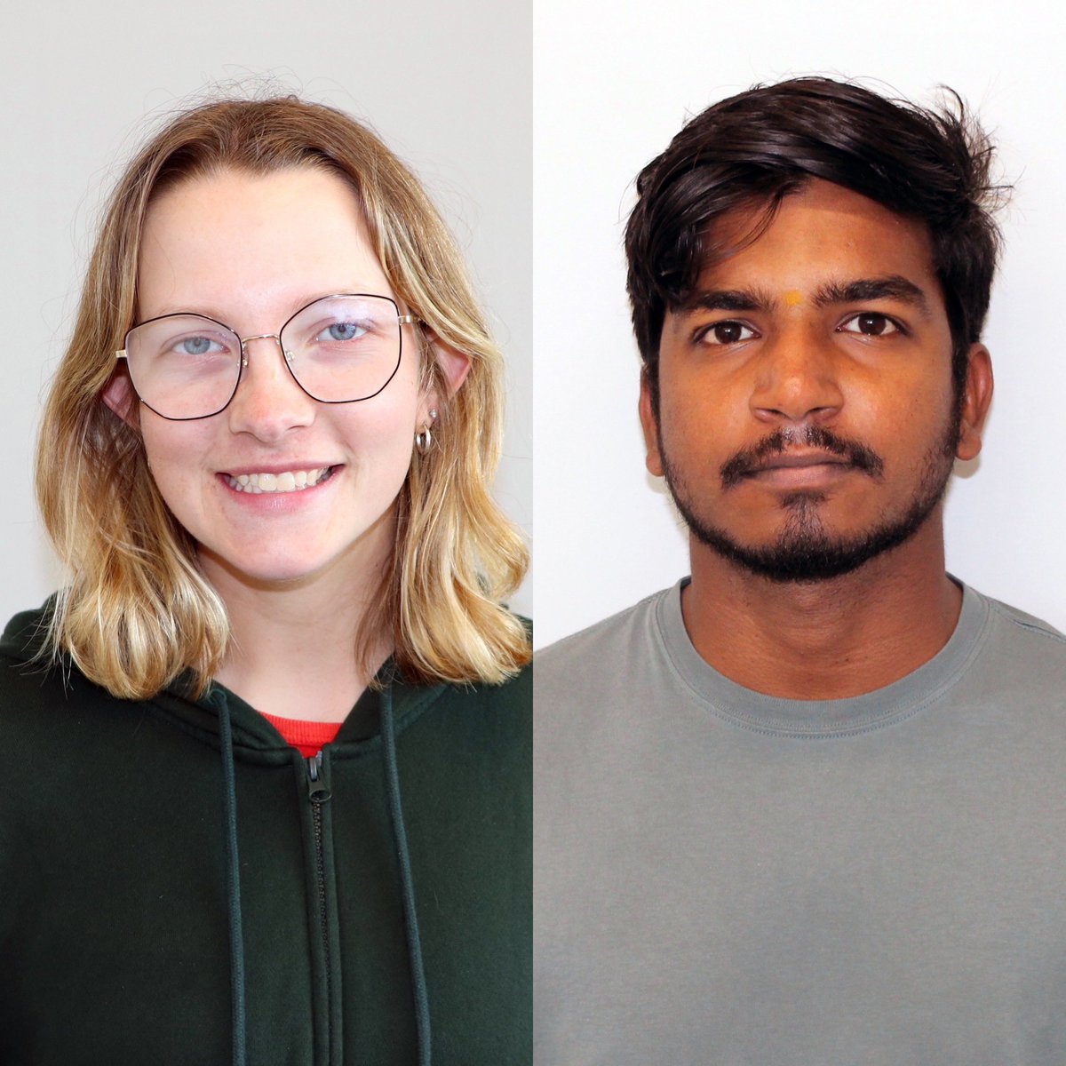 SycCreations's tweet photo. We have been busy hiring some new students within Syc Creations.

First off are the two new additions to our video team.  On the left is Olivia Lloyd.  She is majoring in Music Education.  On the right is Akshay Reddy Vedulla.  He is majoring in Computer Science.  Welcome!!! https://t.co/VwVHGVNrK7