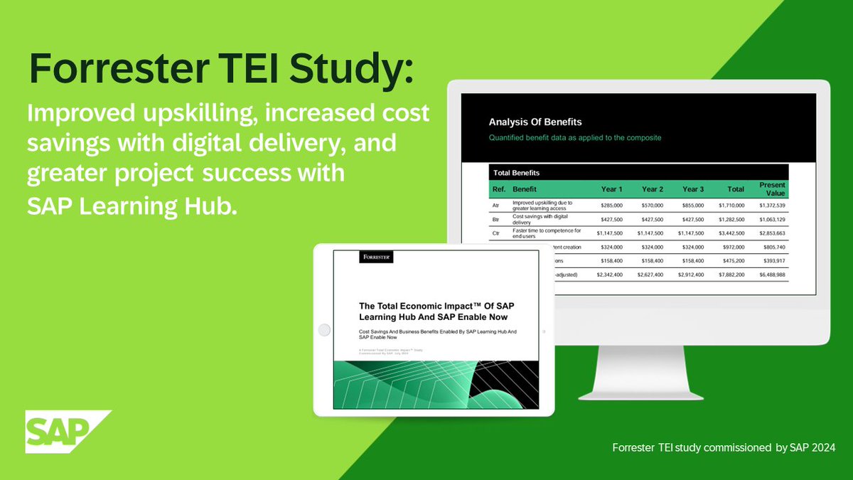 JesseBernal79's tweet image. Are you looking for a platform to provide consistent and clear learning pathways for your employees? Explore the savings and benefits enabled by #SAPLearningHub. 
Learn more: imsap.co/6016qlfk8
