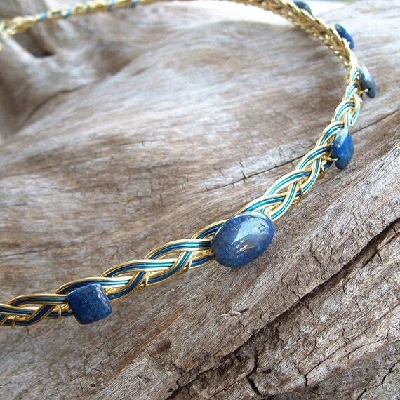 Thyme2dream's tweet photo. Celtic Wedding Circlet Gold and Blue Lapis Lazuli by PernCirclets

https://t.co/Xby4y79snt https://t.co/Ldfk9Mv9t9