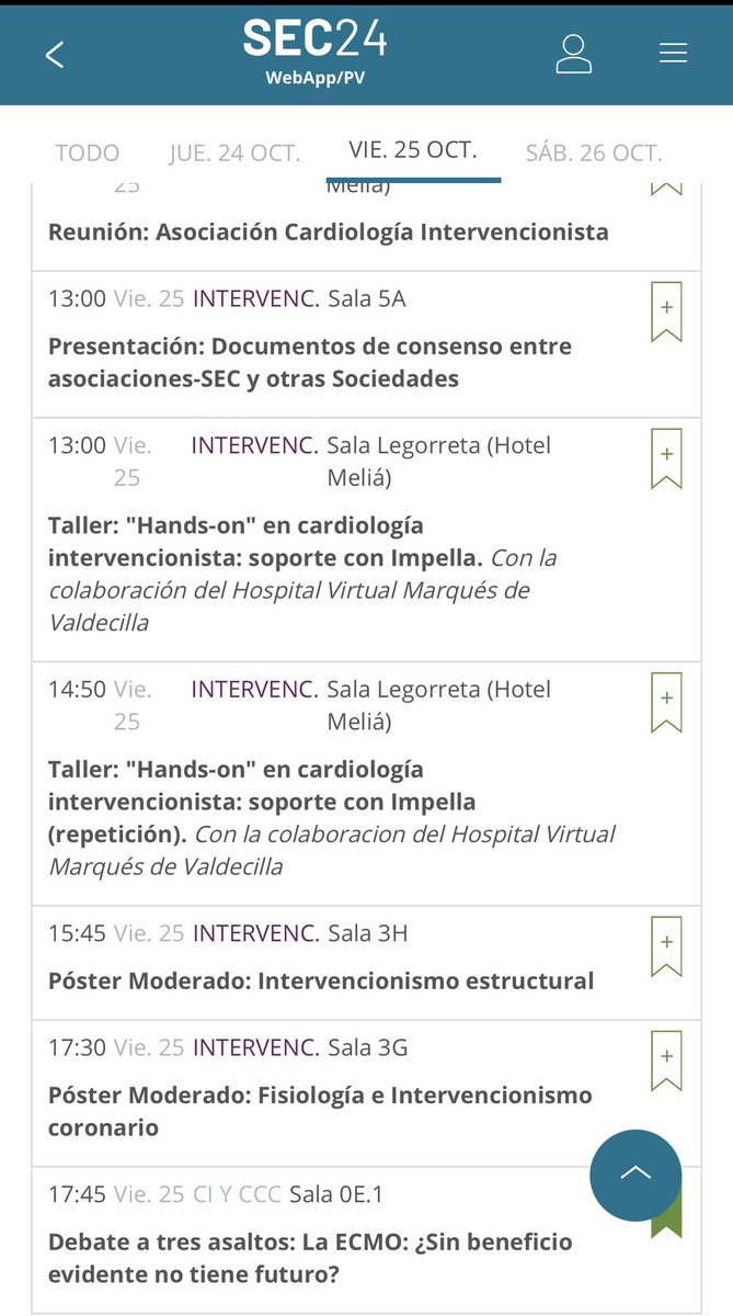 ACI-SEC: Hemodinamica (@shci_sec) on Twitter photo Seguimos 🗓️Viernes25
👉Comunicaciones orales y posters
👉Taller TAVI
👉Expectativas futuras TAVI
👉🫶🌟Reunion Asociación <a href="/shci_sec/">ACI-SEC: Hemodinamica</a> 12:00
👉Presentacion Docs Consenso
👉Taller Impella
👉Debate a3 asaltos: ECMO, ¿sin beneficio evidente no tiene futuro?
👇 Seguimos 🗓️Viernes25
👉Comunicaciones orales y posters
👉Taller TAVI
👉Expectativas futuras TAVI
👉🫶🌟Reunion Asociación <a href="/shci_sec/">ACI-SEC: Hemodinamica</a> 12:00
👉Presentacion Docs Consenso
👉Taller Impella
👉Debate a3 asaltos: ECMO, ¿sin beneficio evidente no tiene futuro?
👇
