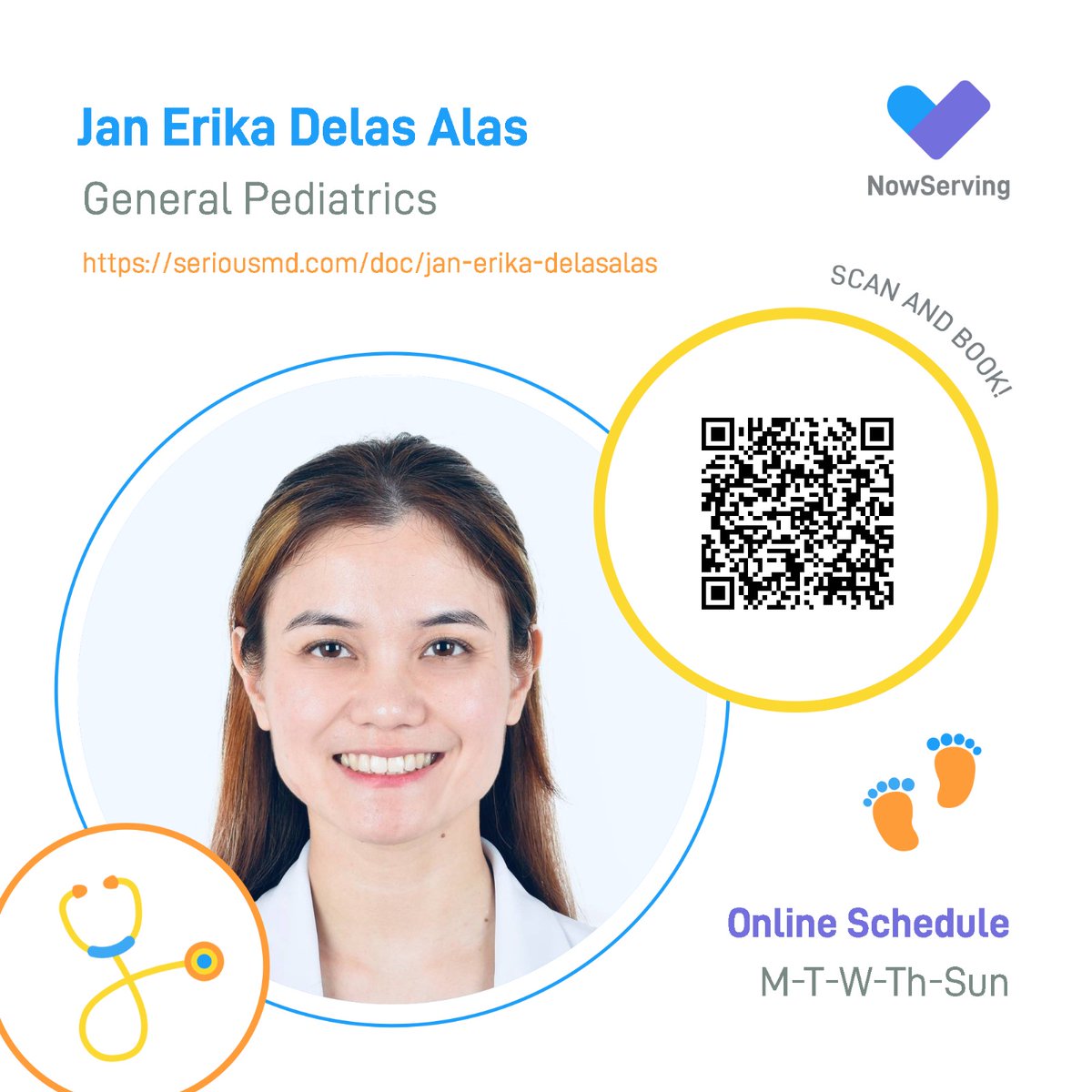 pediaaalog's tweet photo. If you need an online checkup for your kids, you can book me on my SeriousMD platform. Scan the QR code below ππ @seriousmd #pinoymd #MedTwitter #onlineconsultation https://t.co/fmAwmJrgGB