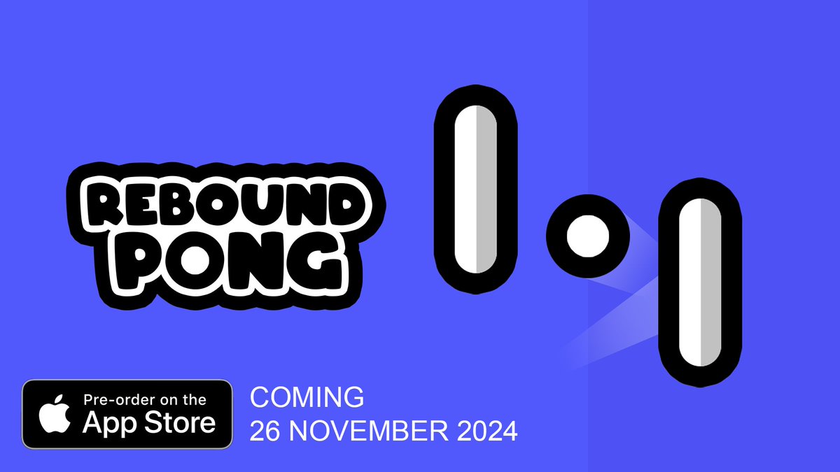 AaroArts's tweet image. 🔴 REBOUND PONG
Pre-order Now Available: apple.co/48h0MjW
#GameDev #IndieDev #iOSGame @AppStoreGames @AppStore 🎉
