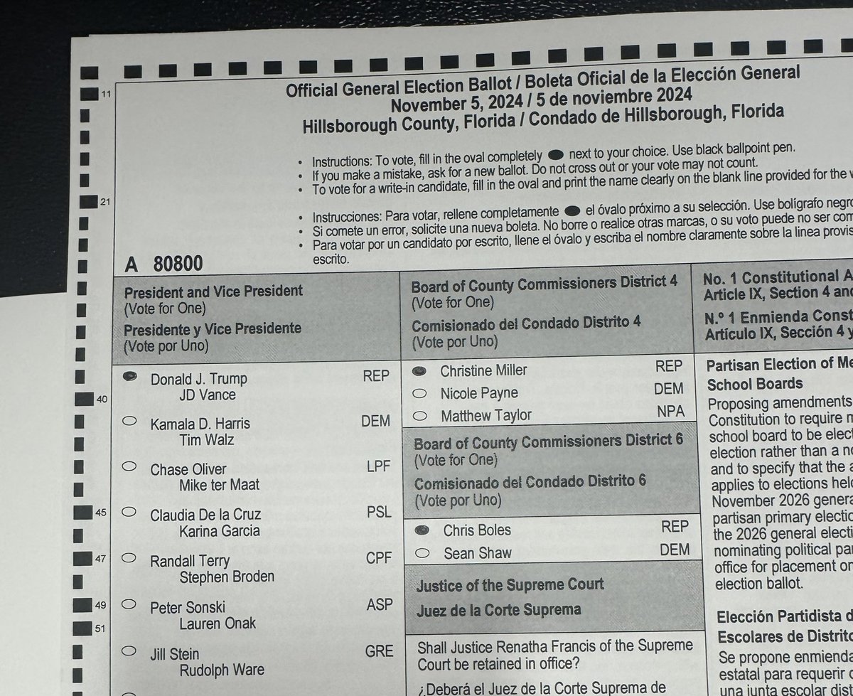 elizabethgstyle's tweet photo. Early voting started today in Florida! 🇺🇸💪
#floridafortrump #Trump2024 https://t.co/vUOZ3f6IQT