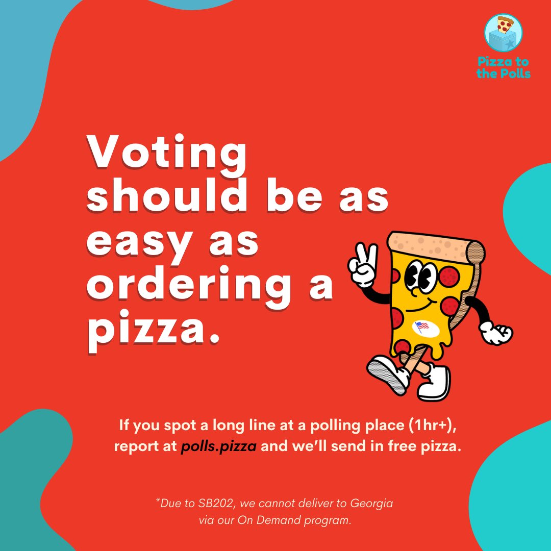 Pizza to the Polls tweet media