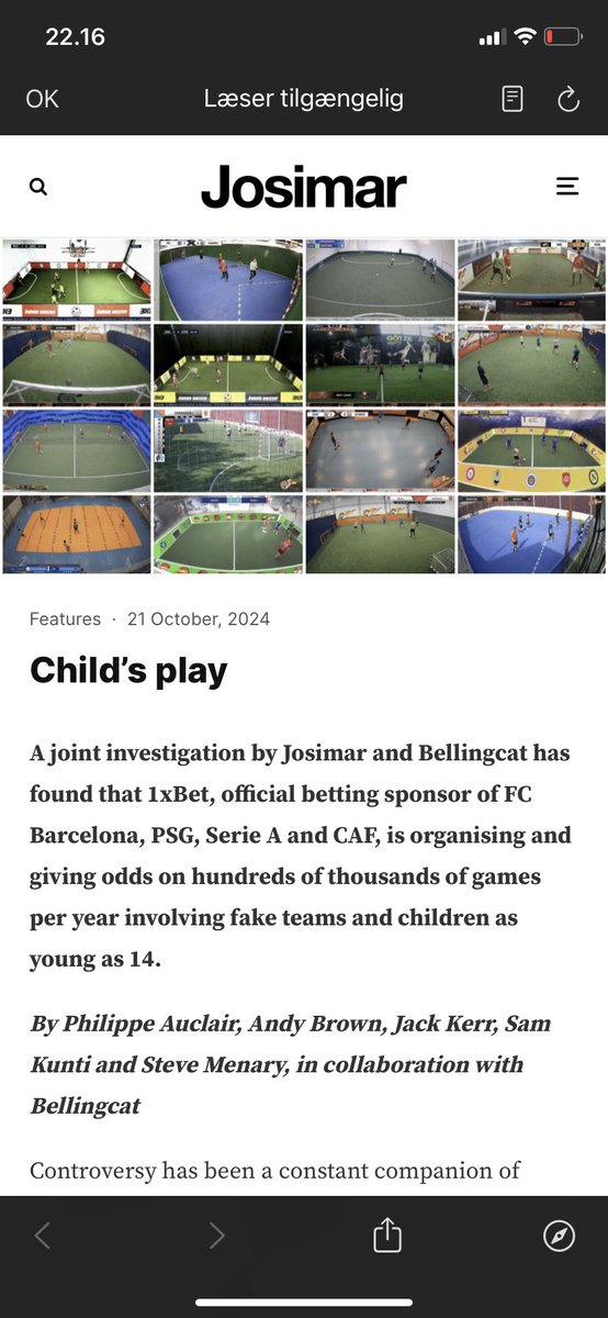 StanisElsborg's tweet photo. Previously did this thread om 1XBET

Now @bellingcat, @JosimarFotball and journalists @PhilippeAuclair, @jckkrr, @samindrakunti, @JournoAndy and @MenarySteve brings this crazy, crazy stuff!

Amazing work!

👉 https://t.co/xhN4N4CxxR https://t.co/JZZt0ao6Bg