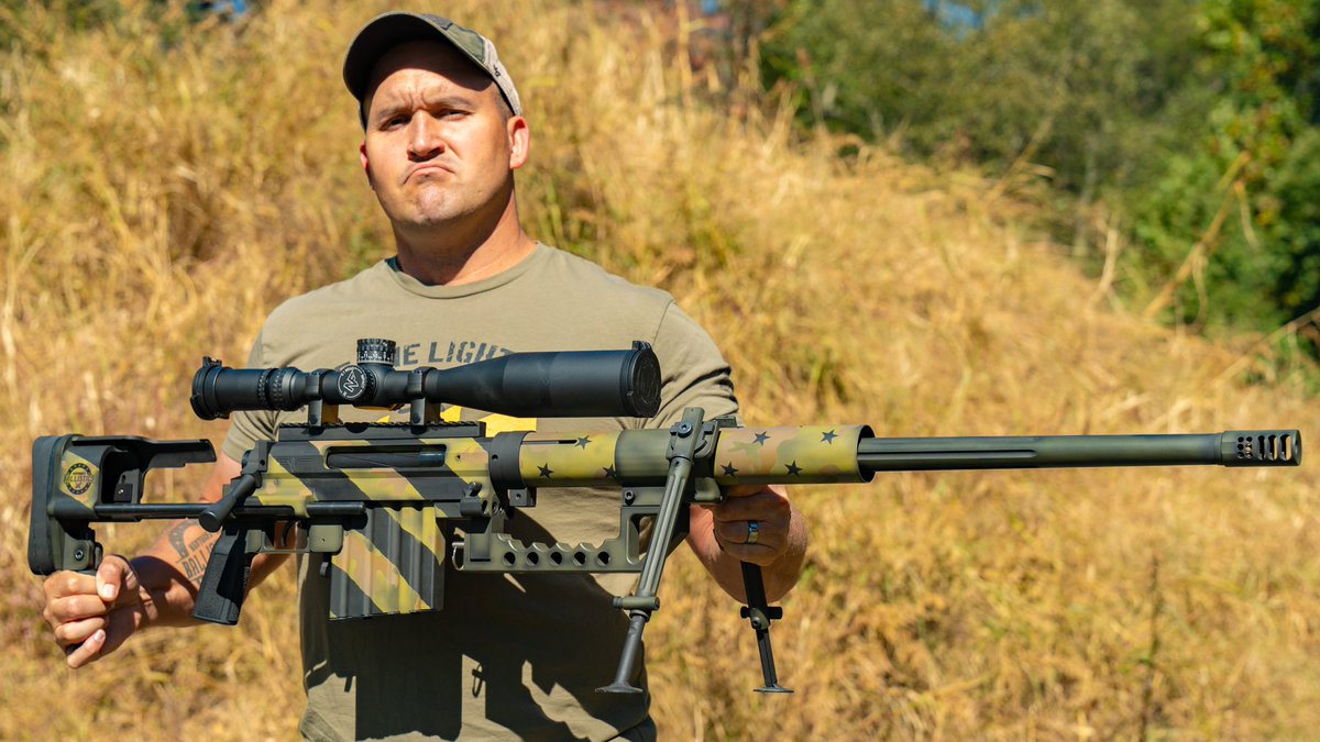 Power & precision all in one package. The rifle is pretty cool too