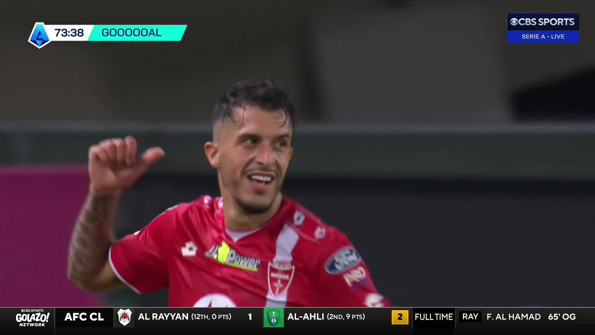 Route One Calcio ⚽Dany Mota completes his brace for Monza ✌️
