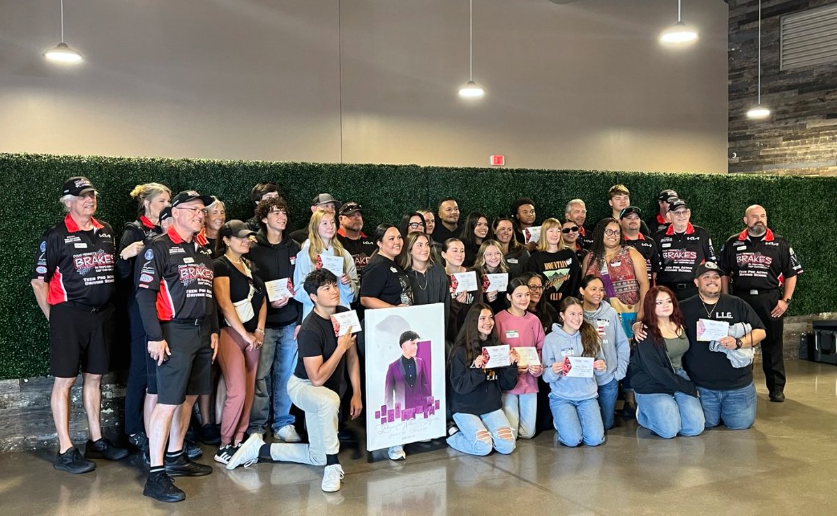 The B.R.A.K.E.S. team kicked off #TeenDriverSafetyWeek by training more than 650 teens and their parents at <a href="/NashvilleSuperS/">Nashville Superspeedway</a> and <a href="/phoenixraceway/">Phoenix Raceway</a> this weekend!
We'd like to thank everyone who joined us, including our friends at <a href="/Kia/">Kia America</a> , <a href="/Walmart/">Walmart</a> and <a href="/DENSOAutoParts/">DENSO Auto Parts</a> .