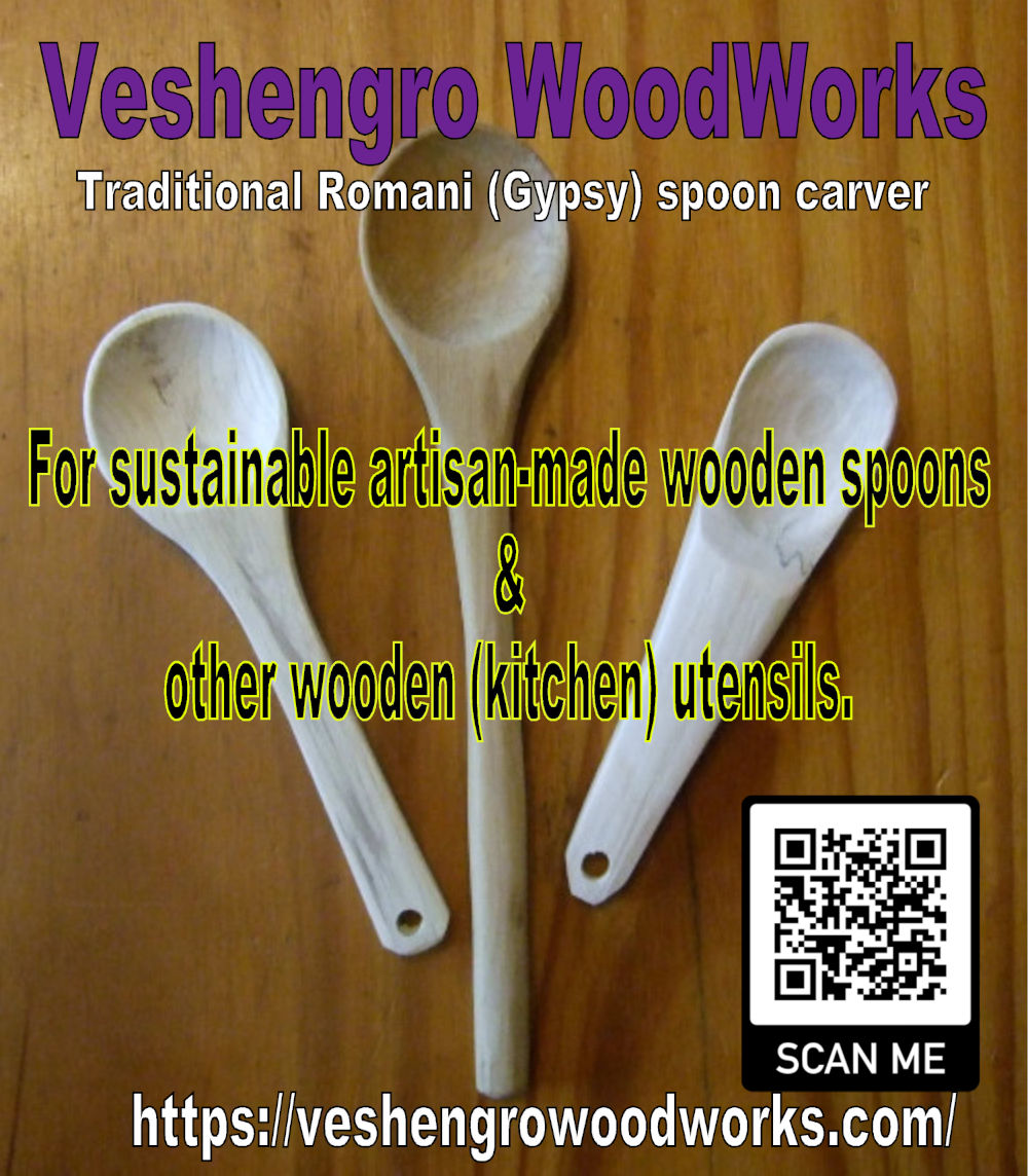 Unique artisan-made wooden spoons and other wooden goods, such as stirrers and the like, in the tradition of the Rom Polska (Gypsies from Poland)

veshengrowoodworks.com