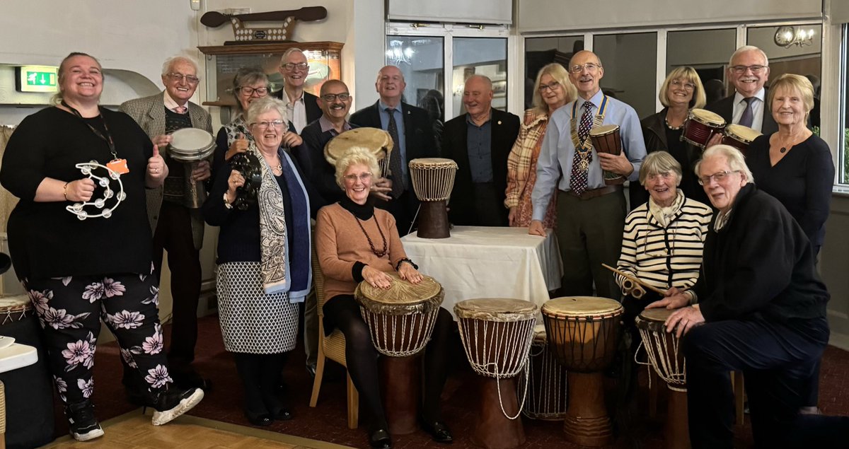 REELCIC's tweet image. We delivered a drumming &amp;amp; mindfulness workshop as a Give back to all at @RotaryOldhamMet Thank You for all
the support they continue to give to REEL CIC projects. #oldhamhour #ThankYou #Gratitude @OldhamCouncil #musicISMedicine #FamilySupport