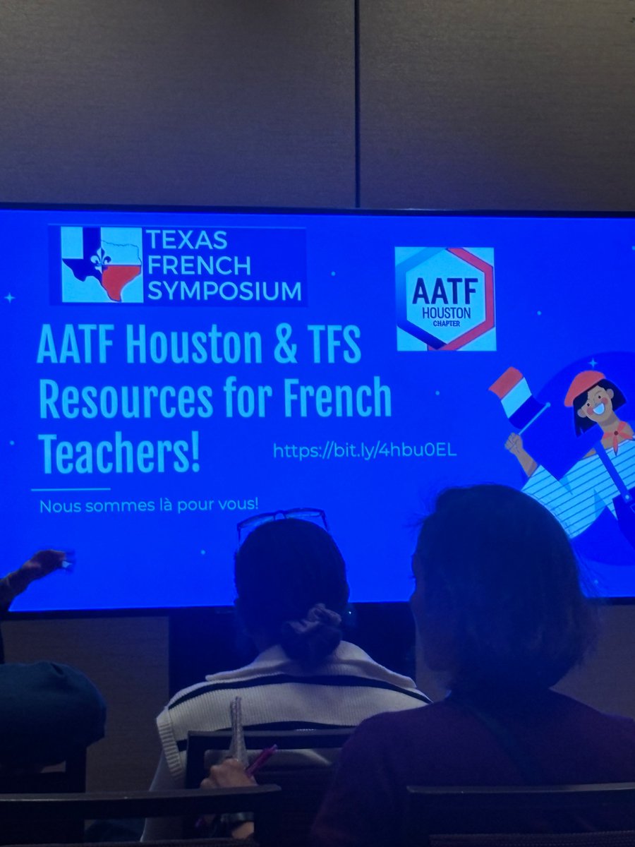 Ashli Sambaluk (@ashsambaluk) on Twitter photo 🎉 Un grand merci à <a href="/aatf_houston/">AATF Houston Chapter</a> pour cette session incroyable pendant le congrès <a href="/TFLA_Tweets/">TFLA</a> ! 🙌 Les idées et l’énergie étaient inspirantes. (Et la tombola 😍—Merci bcp 🎁✨)! Hâte de retrouver tout le monde à <a href="/TFSwebmaster/">TexasFrenchSymposium</a> en avril! #AATF #TFLAAFC24 #ApprentissageDesLangues 🎉 Un grand merci à <a href="/aatf_houston/">AATF Houston Chapter</a> pour cette session incroyable pendant le congrès <a href="/TFLA_Tweets/">TFLA</a> ! 🙌 Les idées et l’énergie étaient inspirantes. (Et la tombola 😍—Merci bcp 🎁✨)! Hâte de retrouver tout le monde à <a href="/TFSwebmaster/">TexasFrenchSymposium</a> en avril! #AATF #TFLAAFC24 #ApprentissageDesLangues