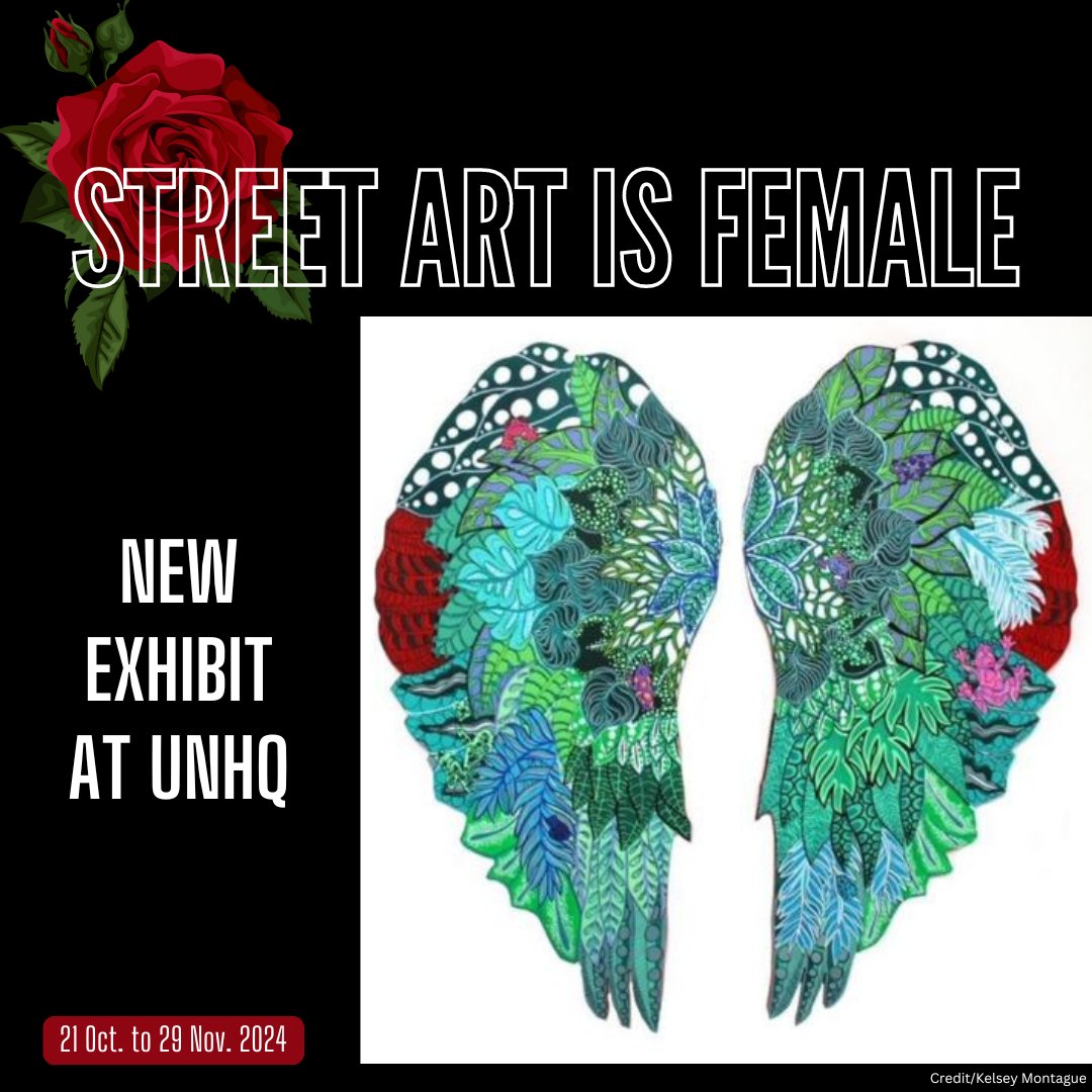UN's tweet photo. A new exhibit at UN Headquarters in NYC is helping to increase awareness of women’s rights through the work of street artists from around the world.

More on the ‘Street Art is Female’ exhibition: https://t.co/fsuAihsHq4 https://t.co/K5owqz7cEx