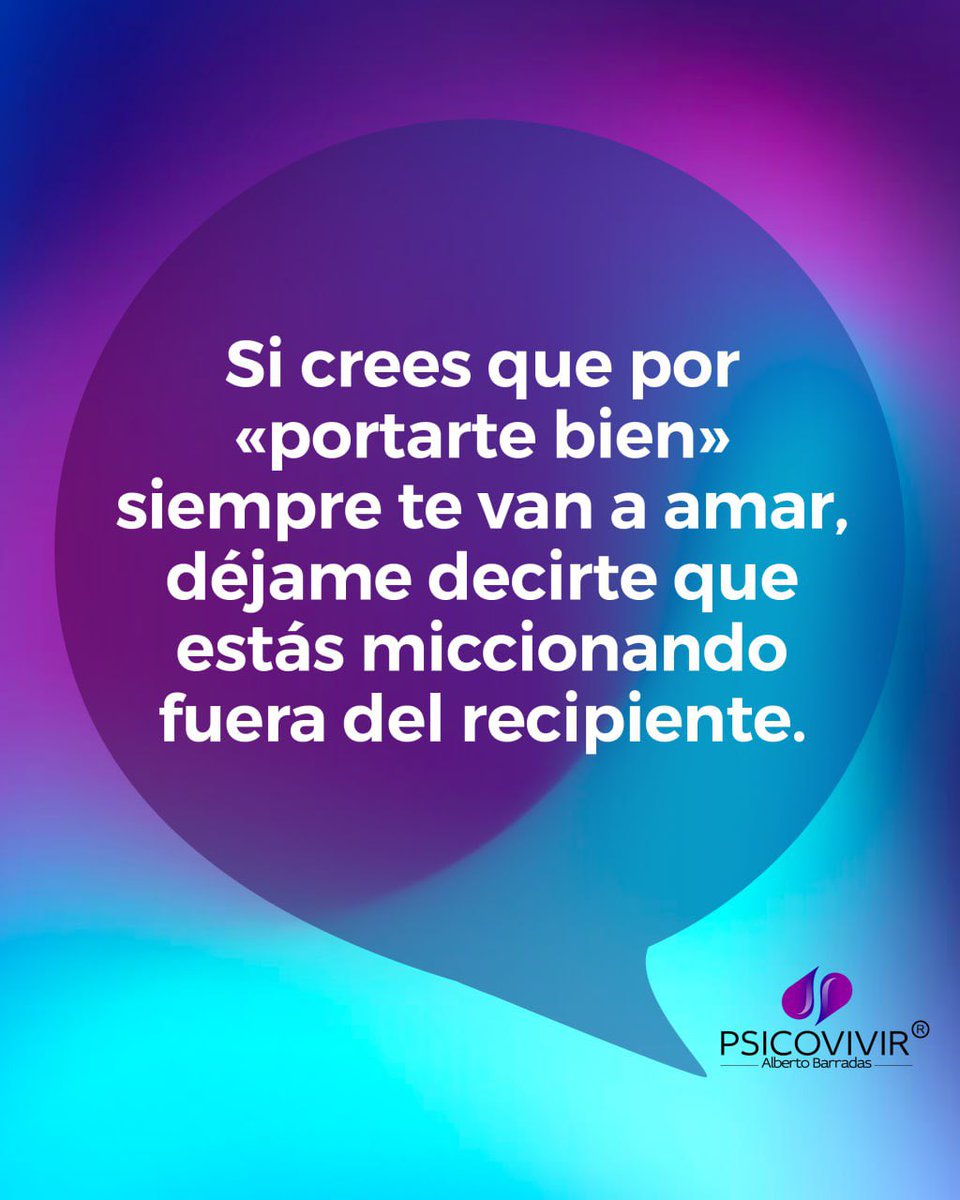 Psicovivir's tweet photo. Si crees que por “portarte bien” siempre te van a amar, déjame decirte que estás miccionando fuera del recipiente. 

¡Lleve! https://t.co/7P4aXgiQCb