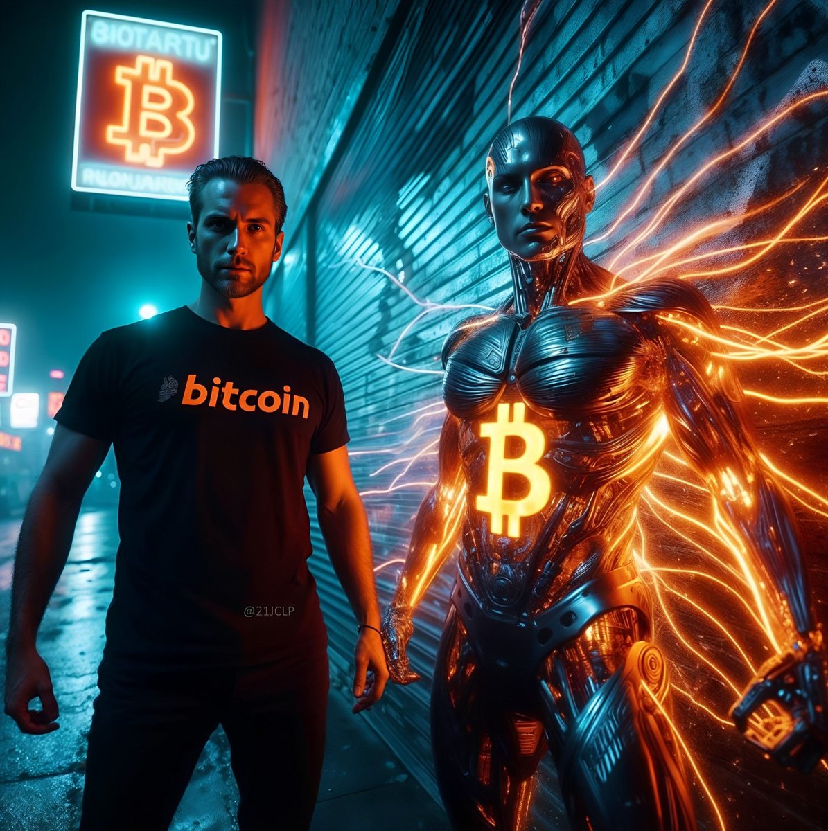 21JCLP's tweet image. Welcome to the future: Powered by Bitcoin ⚡