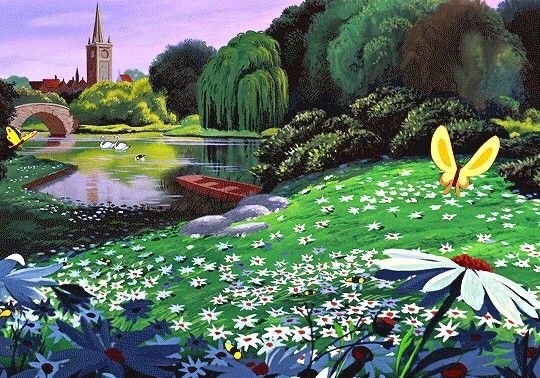 beIIefleur_'s tweet image. spring days in old disney;