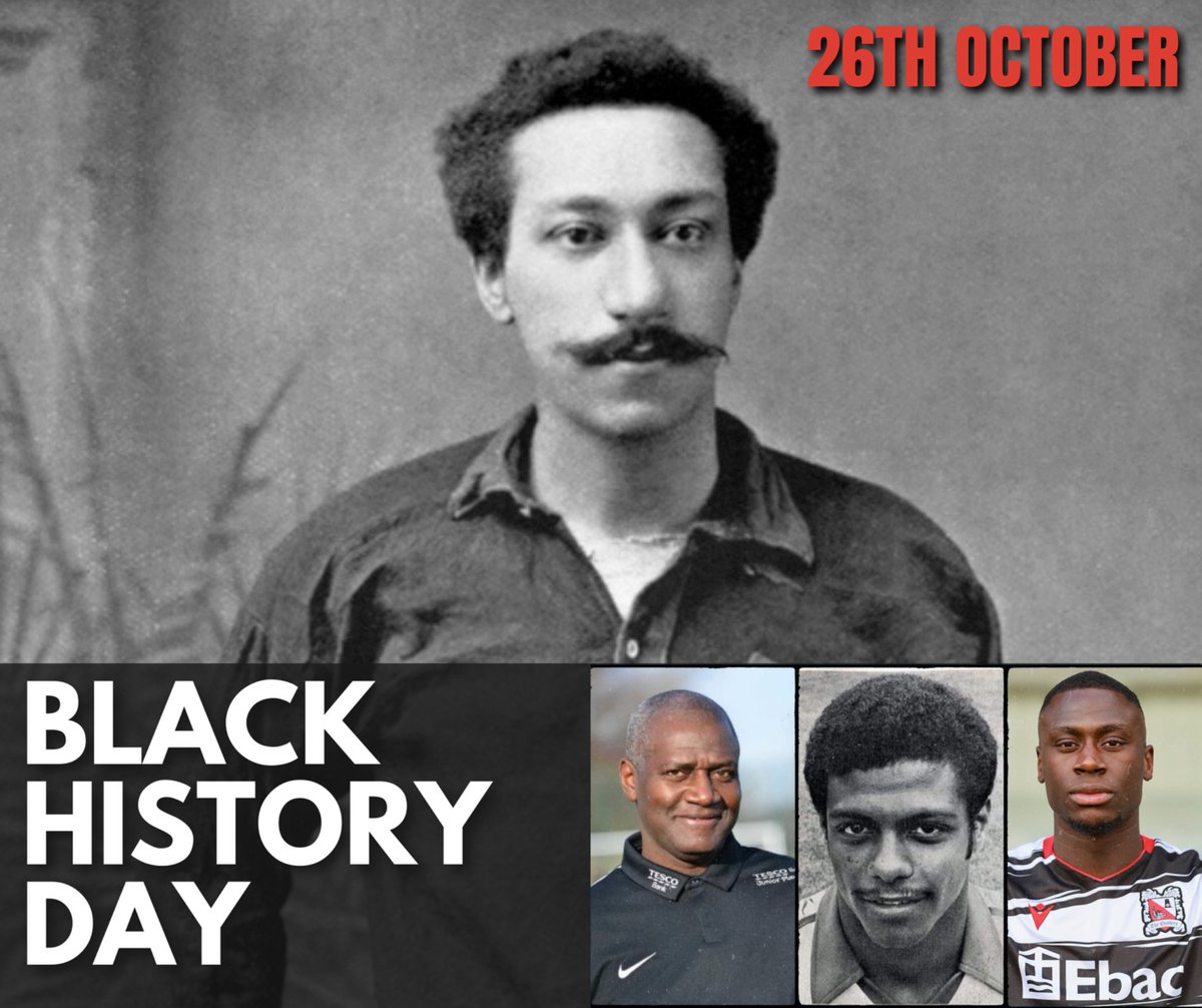 📣 Black History Day on Saturday📣

As part of Black History Month, we will be celebrating our own Black History Day this Saturday. We will pay tribute to all the black players and managers who have played and worked for the club since it was formed in 1883. Before Saturday's