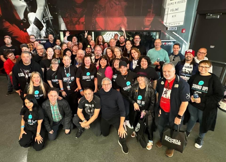 VolumeManiacs's tweet image. These people 🖤 @rockhall 2024