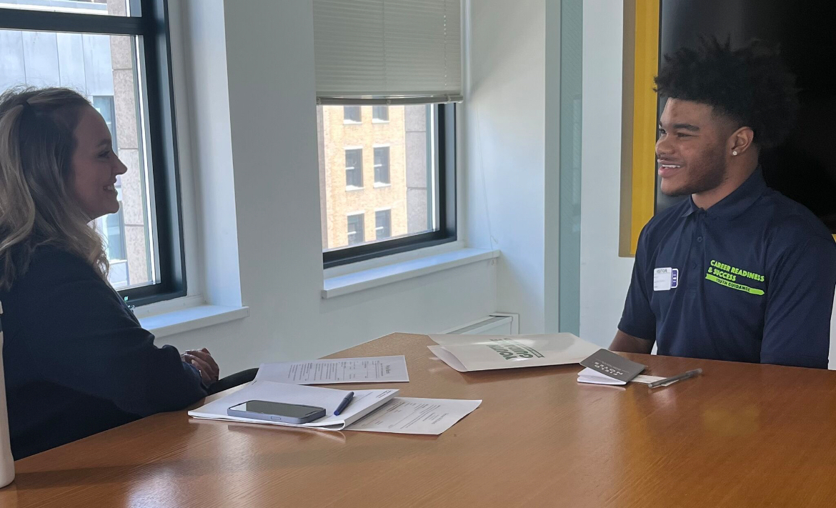 Youth Guidance is incredibly thankful to Lamar Johnson Collaborative, Clayco, CRG, and Construction Career Development Initiative for hosting 13 of our alumni for mock interviews at Clayco’s headquarters in Chicago! 

#YouthGuidance #CCDI #MockInterviews #CareerPrep