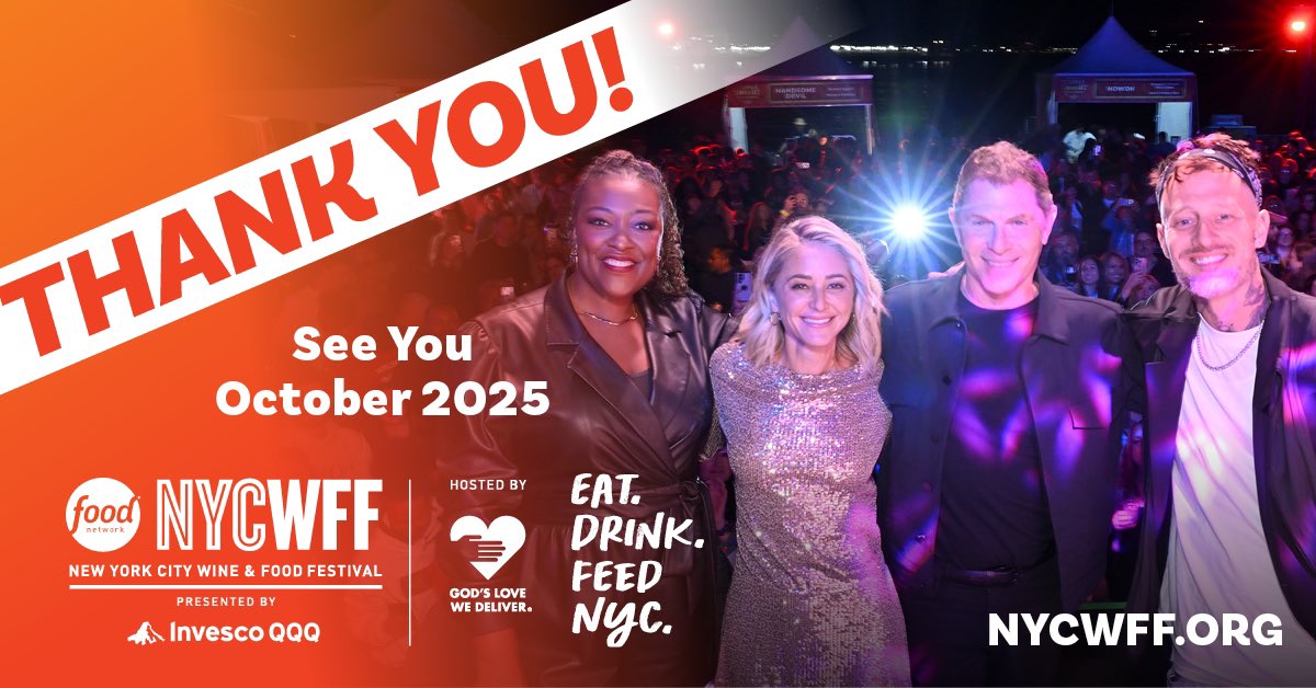 NYC Wine & Food Festival (@nycwff) on Twitter photo And with that, our 17th annual #NYCWFF has officially come to a close!  We’re beyond grateful to everyone who came out to celebrate with us and support our mission to Eat. Drink. Feed NYC. for <a href="/godslovenyc/">God's Love We Deliver</a>. Keep following along as we share our favorite moments! 🥂 And with that, our 17th annual #NYCWFF has officially come to a close!  We’re beyond grateful to everyone who came out to celebrate with us and support our mission to Eat. Drink. Feed NYC. for <a href="/godslovenyc/">God's Love We Deliver</a>. Keep following along as we share our favorite moments! 🥂