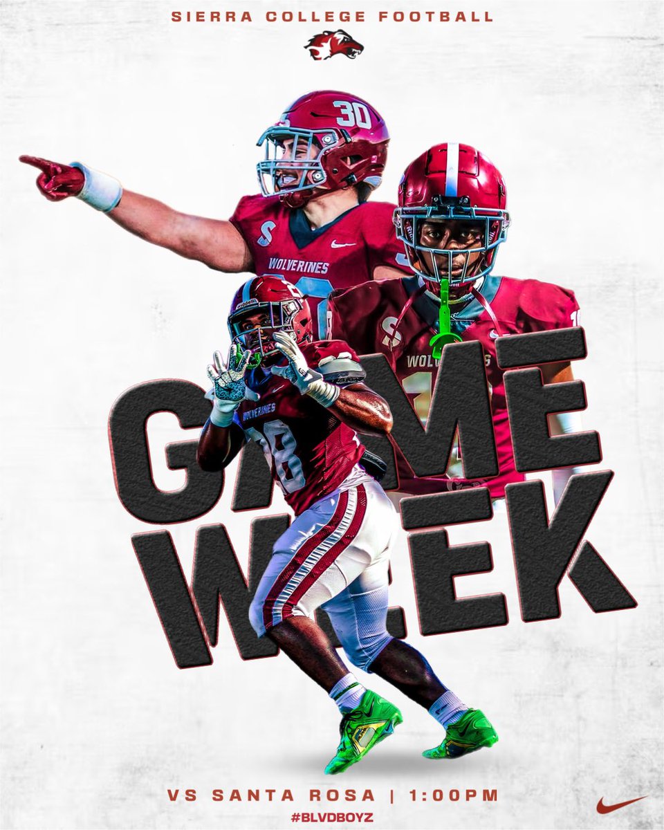 GAMEWEEK! Wolverines are back at home this Saturday for a 1pm kickoff with Santa Rosa. Come out and support! 🐺🐾 #WolverineWay #BLVBoyz
